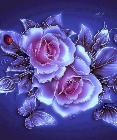 Фантазийные цветы