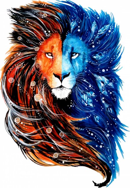 Голова льва