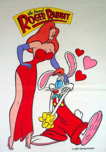 Джессика рэббит и кролик роджер