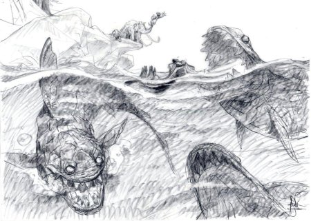 Ледниковый период морские чудовища