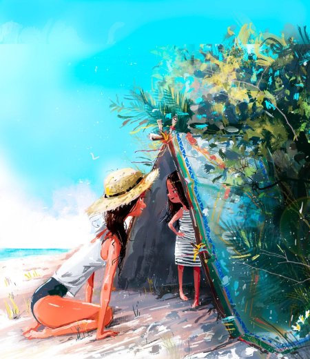 Лето иллюстрация