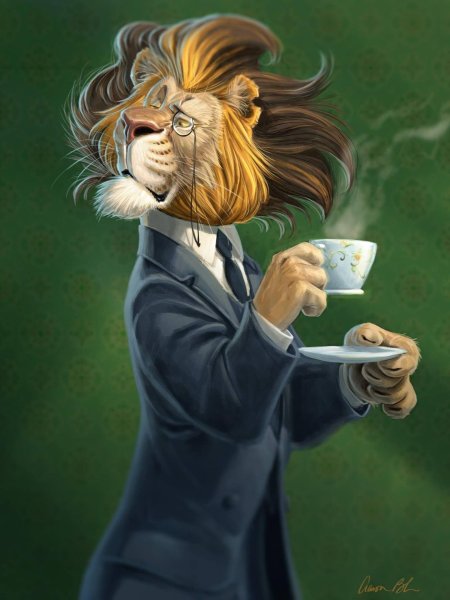 Лев в пиджаке