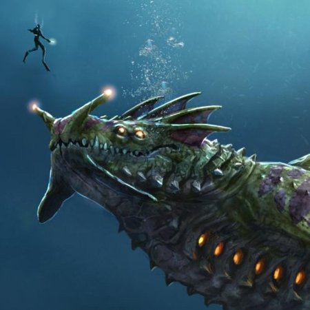 Сабнатика морской дракон левиафан