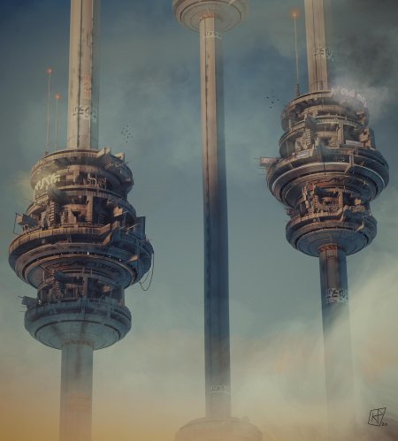 Стимпанк здание