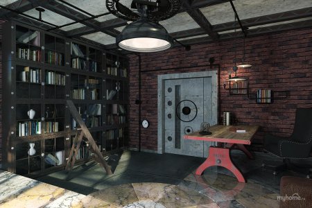 Интерьер в стиле стимпанк