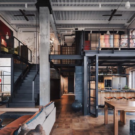 Интерьер лофт