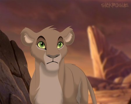 Белая львица из король лев