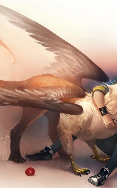 Грифон хуманизация парень