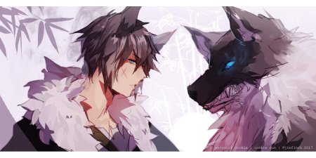 Неко кун волк демон