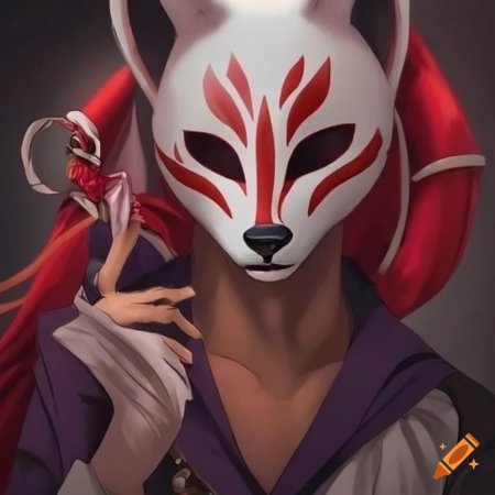 Маска кицунэ