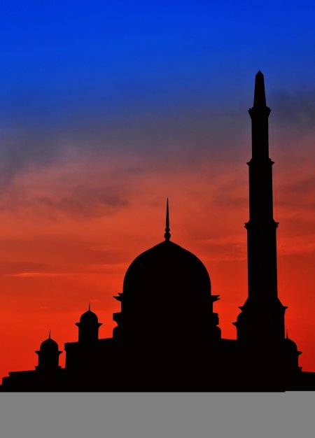 Закат стамбул минарет мечети
