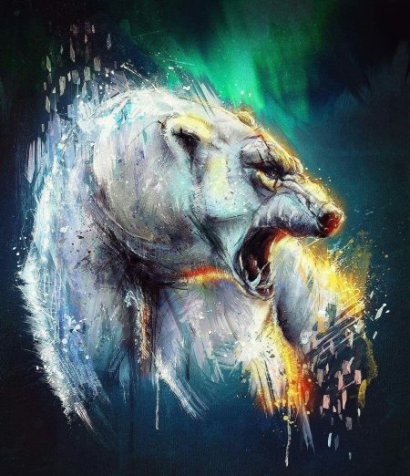 Арт медведь