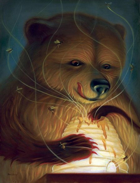 Арт медведь