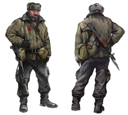 Концепт арт персонажей метро 2033