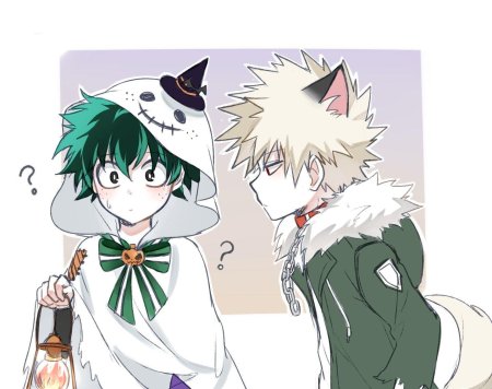 Изуку мидория катсуки бакугоу хэллоуин