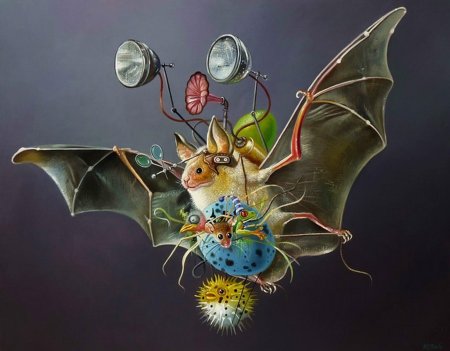 Летучая мышь арт