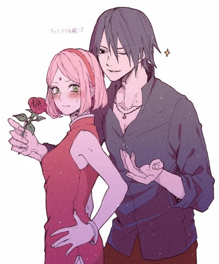 Сакура харуно и саске учиха