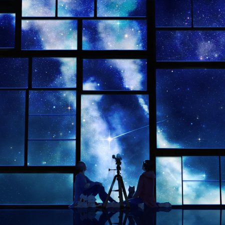 Звездное небо аниме