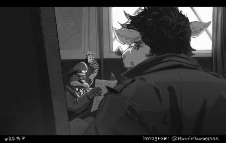 Нуарный комикс ну погоди