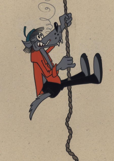 Ну погоди волк лезет по веревке