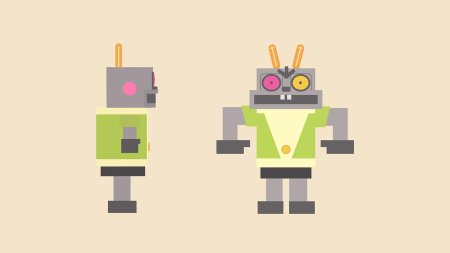 Заяц робот ну погоди