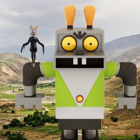 Заяц робот ну погоди