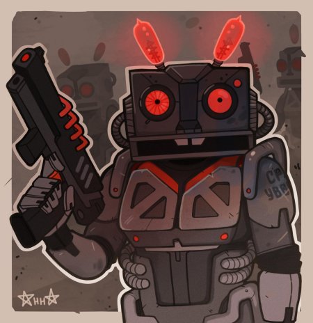 Заяц робот ну погоди