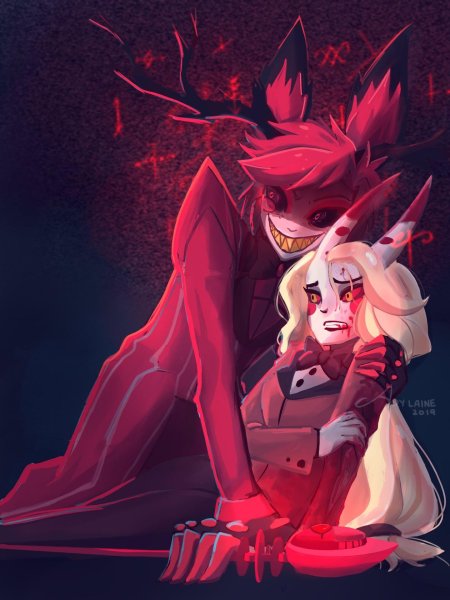 Отель хазбин чарли и аластор арт