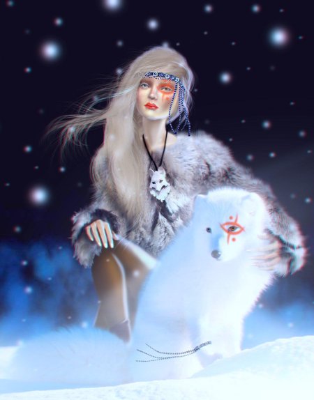 Песец и лиса