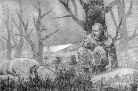 Бродяга дик пикник на обочине