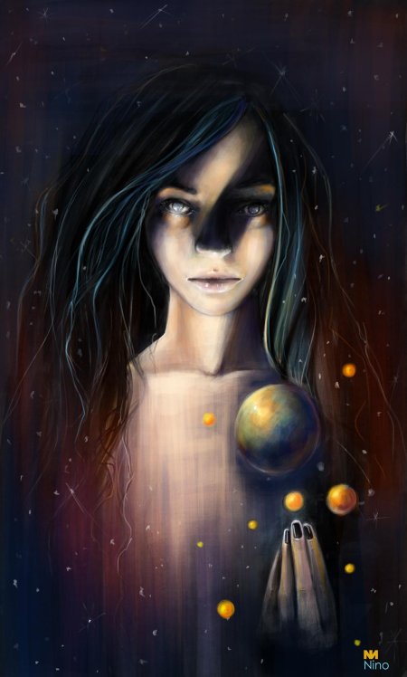 Космическая девушка