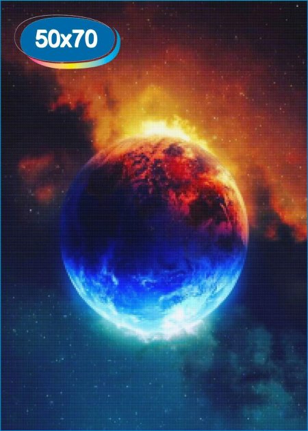 Алмазная мозаика планеты