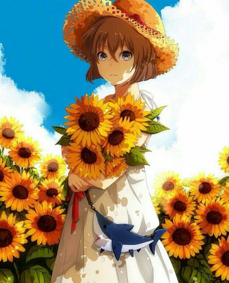 Аниме подсолнух