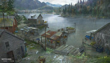 Деревня викингов концепт-арт