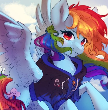 Радуга дэш арт