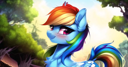 Радуга дэш арт