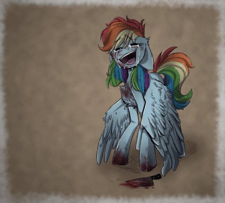 Рейнбоу дэш гримдарк