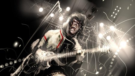 Гитарист арт