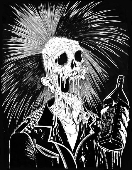 Punk rock art краст
