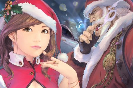 Девочка новый год