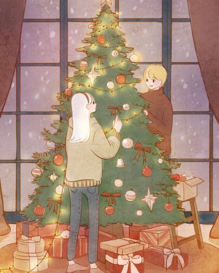 Рождественские иллюстрации