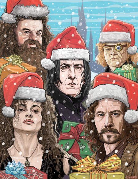 Новогодний персонаж арт