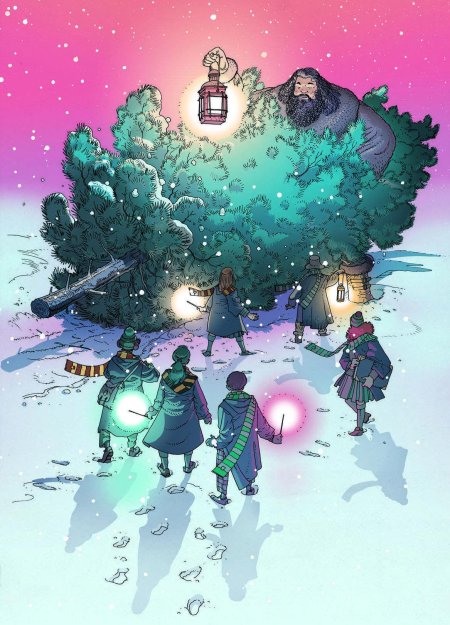 Гарри поттер рождество хагрид