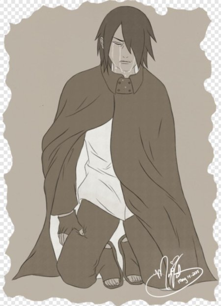 Плачущий саске арт