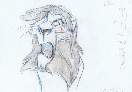 Шрам король лев референс