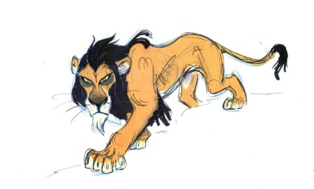 Король лев шрам