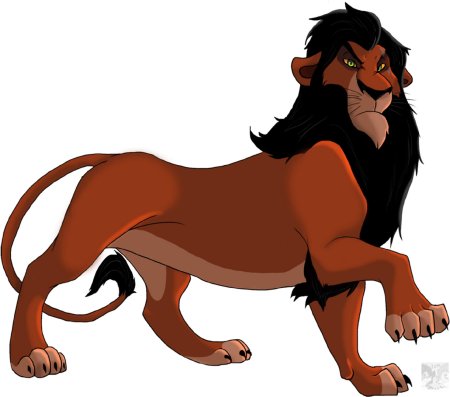 Король лев шрам