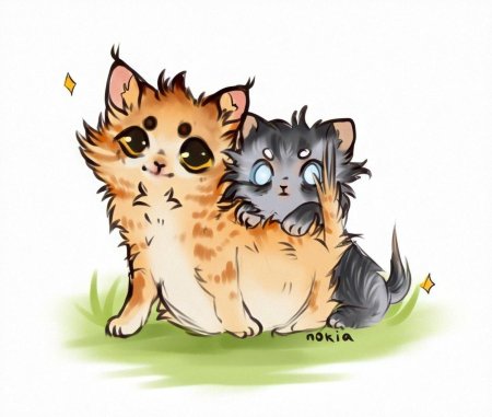 Коты воители смешные арты