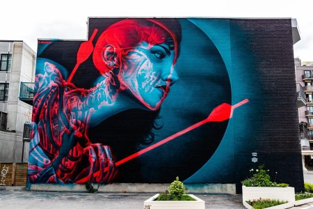 Муралы - искусство стрит арт