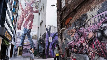 Street art in melbourne